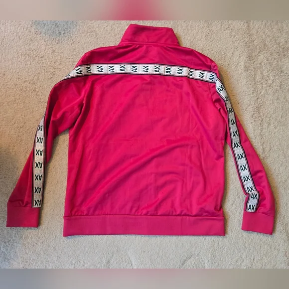 A/X Armani Exchange Pink Tracksuit Jogger Set Button Down Pants XL NWT - Picture 6 of 9